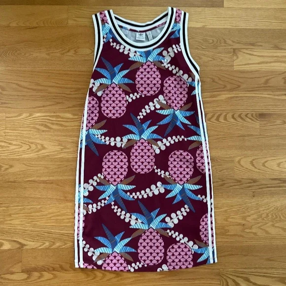 adidas Originals x Farm Rio NWOT Tank Dress (M) - Picture 3 of 16
